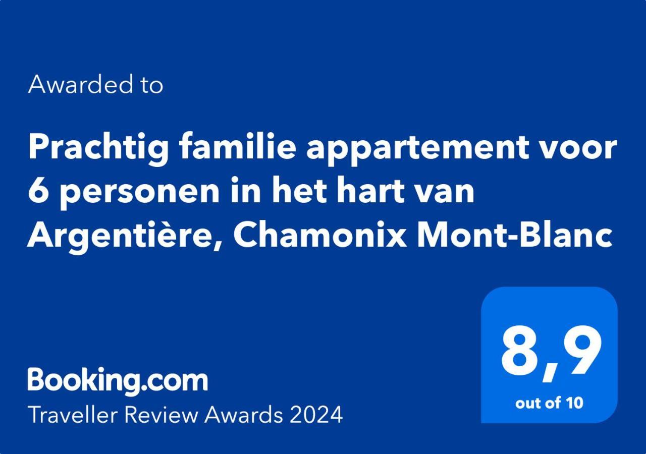 Prachtig Familie Appartement Voor 6 Personen In Het Hart Van Argentiere, Chamonix Mont-Blanc ภายนอก รูปภาพ
